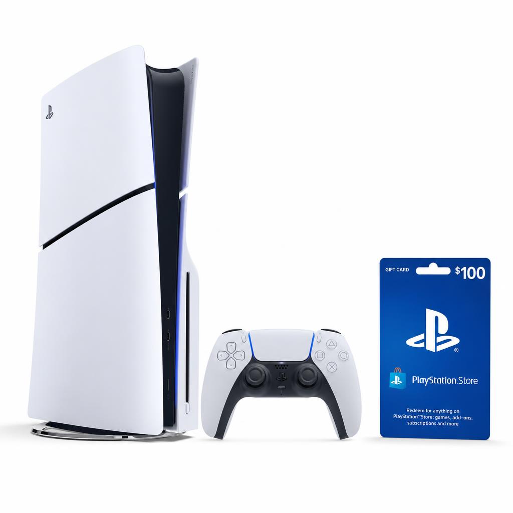 PlayStation Bundle Console + $100 Gift Card